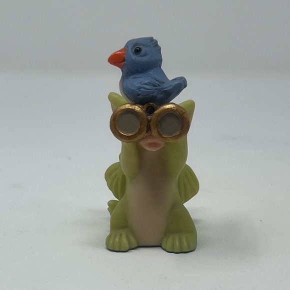 NWOB Whimsical World Of Pocket Dragons “BIRD WATCHER” By Real Musgrave - Picture 1 of 6